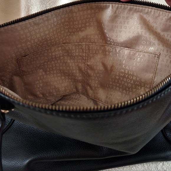 Kate Spade New York Alida Grant Park Black Leather Tote. - Picture 10 of 13